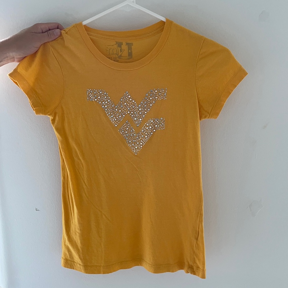 WVU Jeweled Tee
